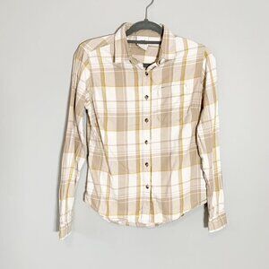 The North Face long sleeve plaid collared button‎ down shirt - Size Medium